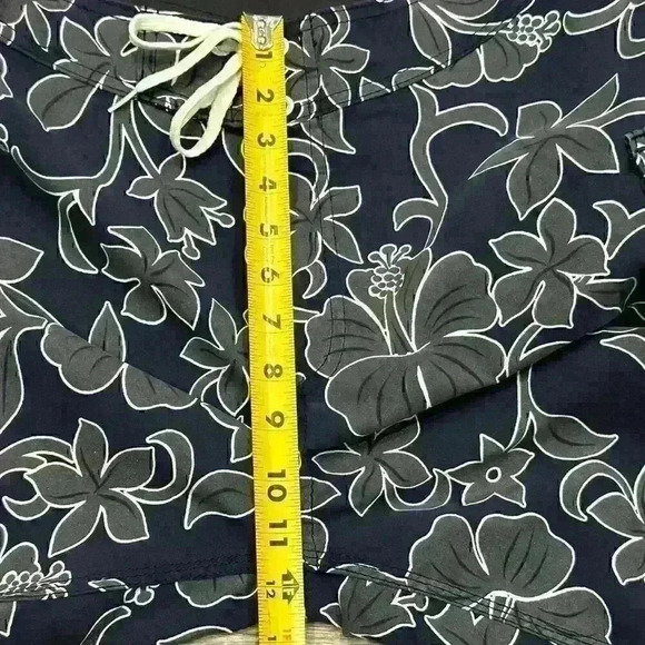 Vintage Y2K Hurley International Boardshorts Swim Trunk Shorts Floral Mens SZ 33 - Picture 12 of 13